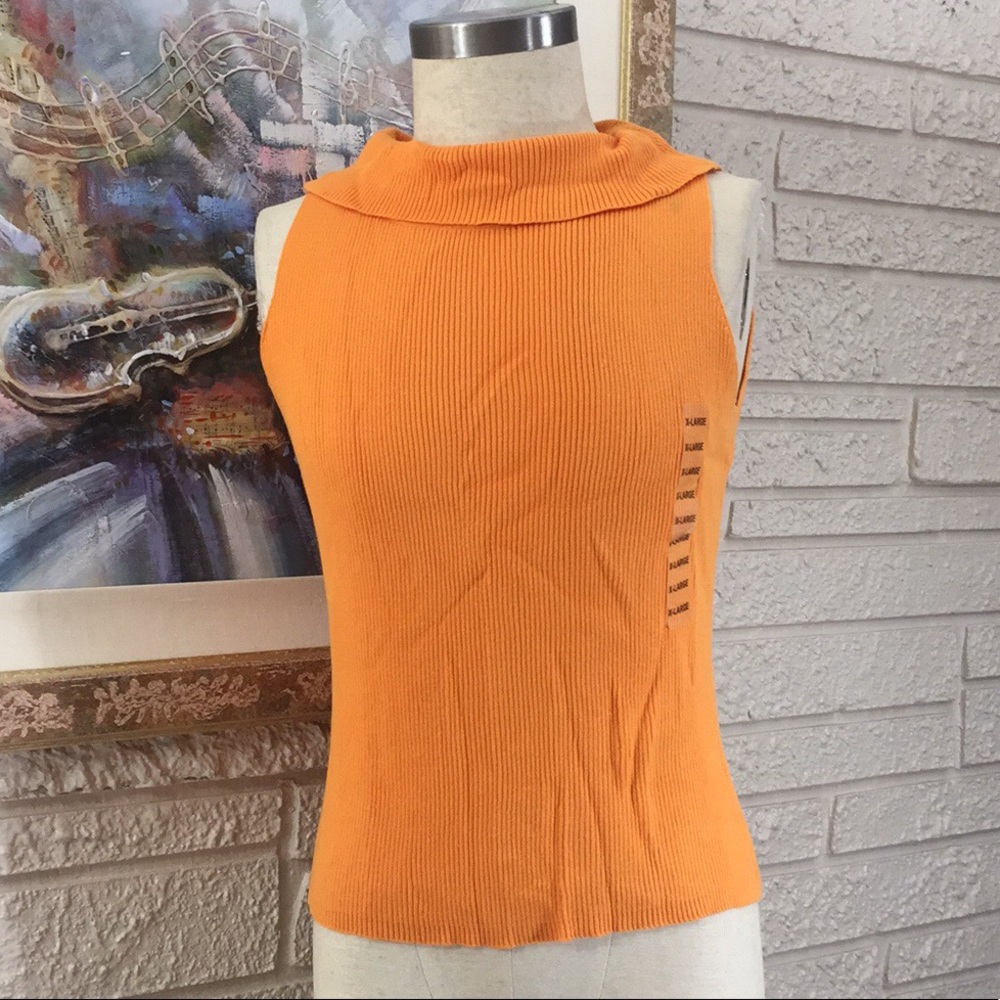 Pierre Cardin Slouch Neck Stretch Ribbed Knit Top - Picture 1 of 12